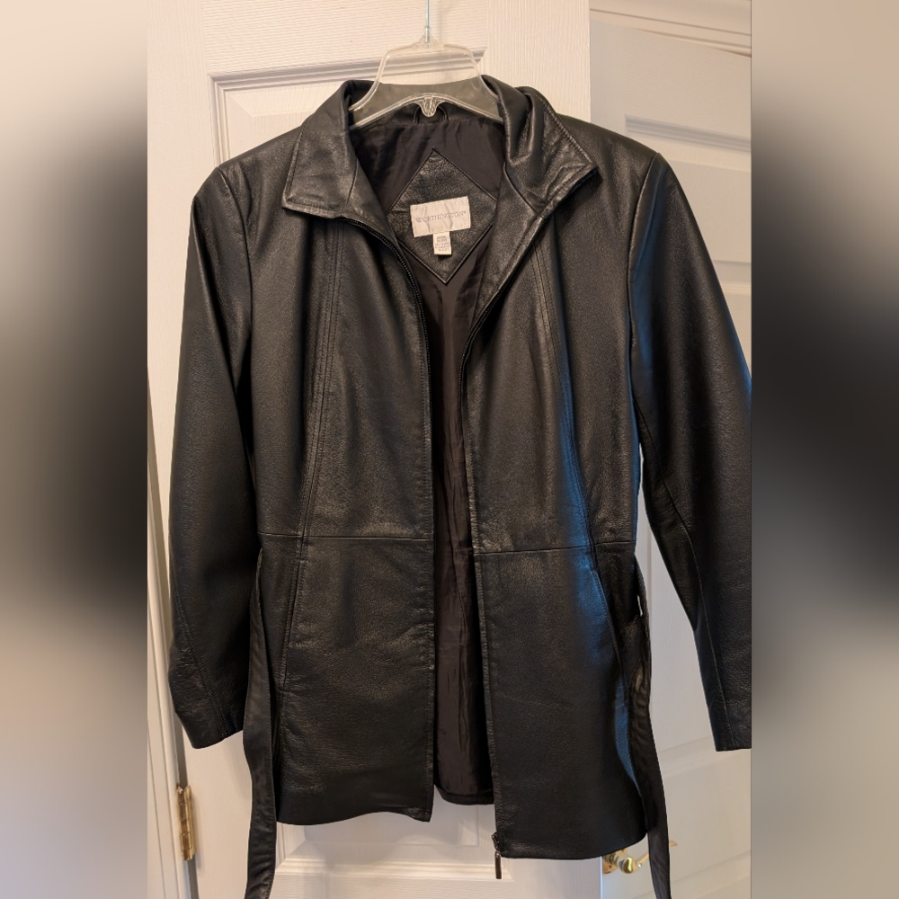 Ladies leather jacket